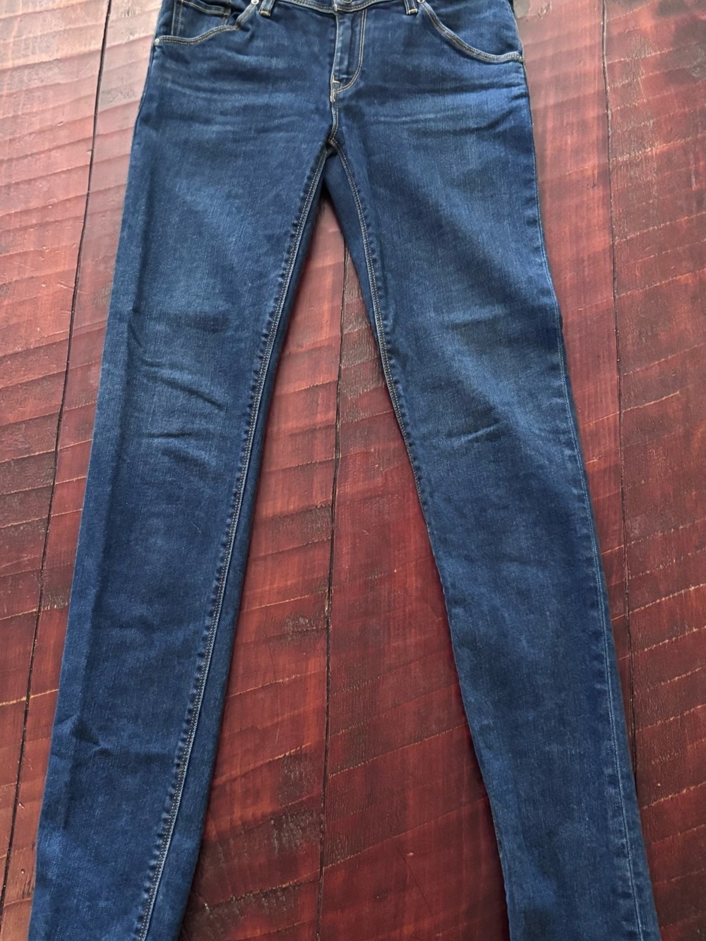 Hudson Jeans Dark Blue Skinny Stretch Denim